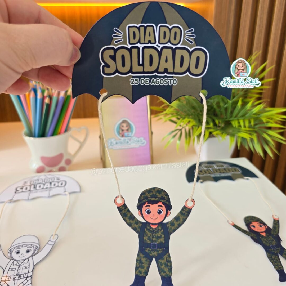 Soldadinho paraquedista
