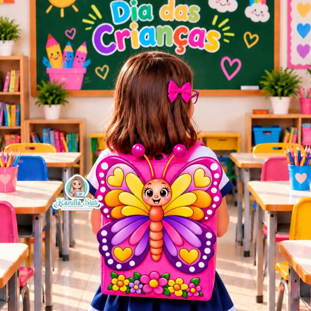 Mochila Maluca Borboletinha – Dia Das Crianças