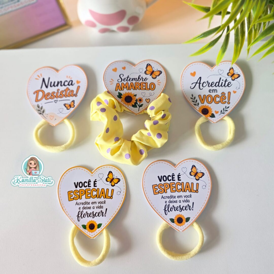 Porta Xuxinhas Setembro Amarelo: acredite em você
