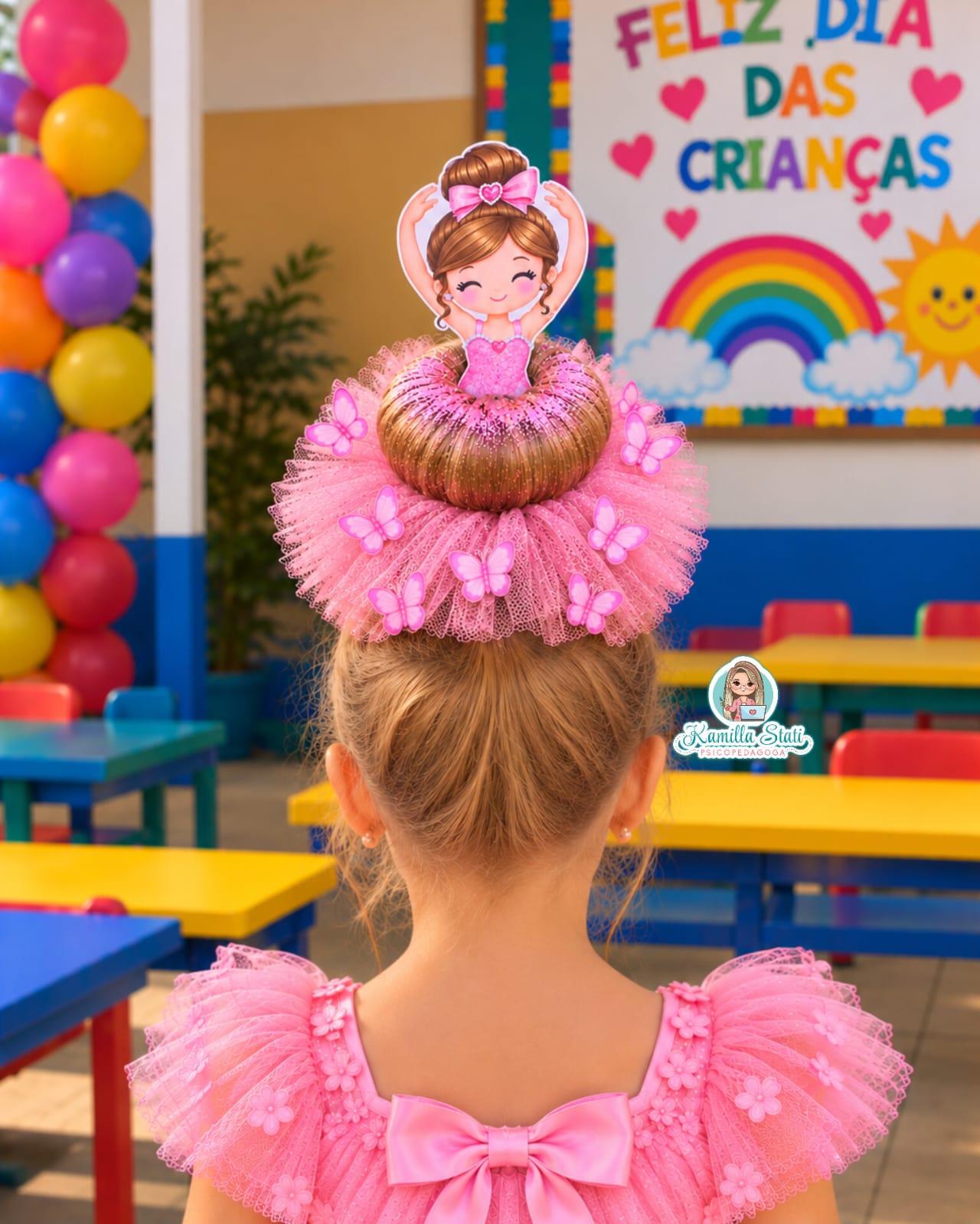 Cabelo maluco bailarina