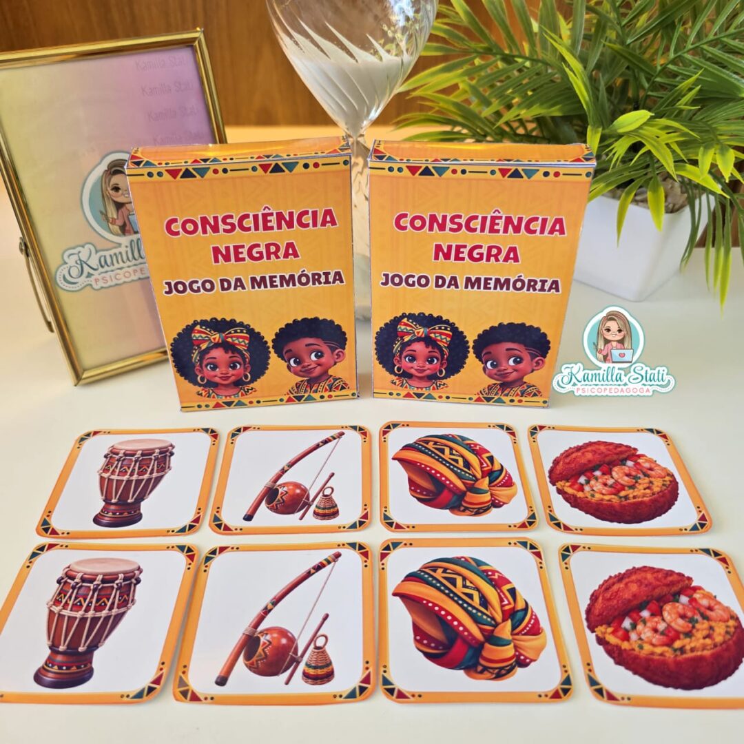 Jogo da Memória consciência negra