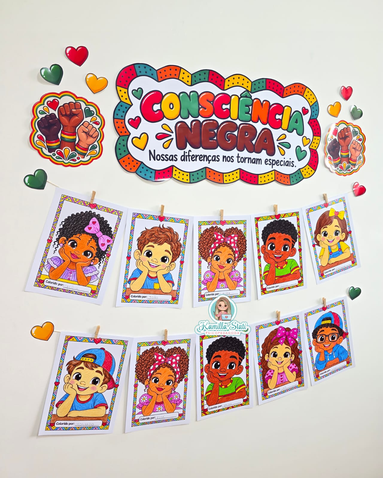 Mural de atividades Consciência Negra: Nossas diferenças - Imagem 2
