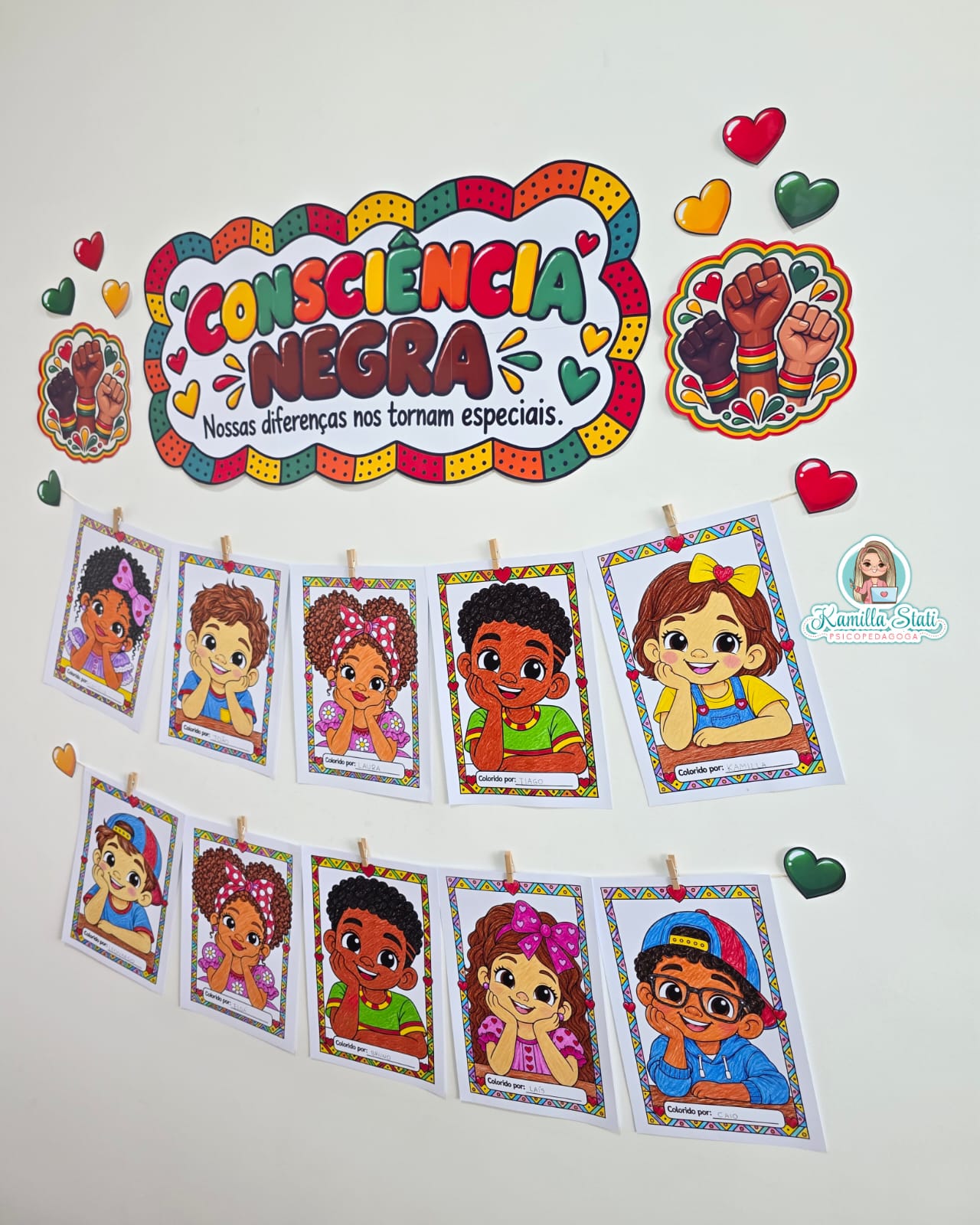 Mural de atividades Consciência Negra: Nossas diferenças - Imagem 3