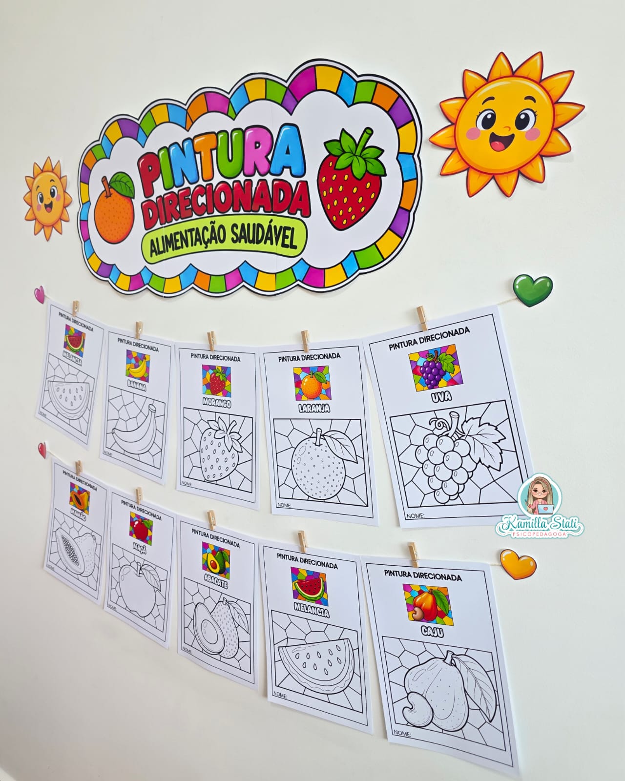Mural de pintura direcionado alimentação saudável - Imagem 3