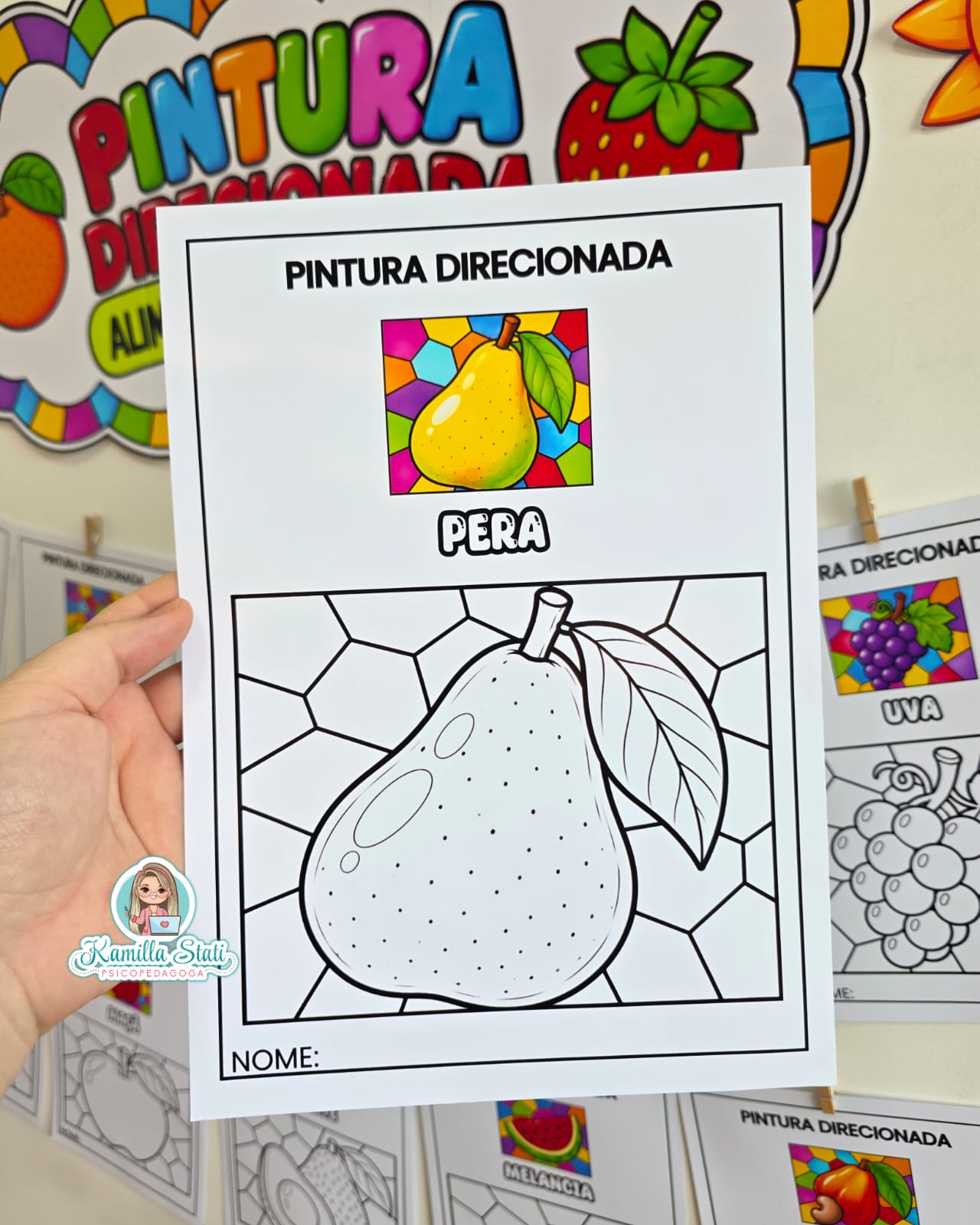 Mural de pintura direcionado alimentação saudável - Imagem 6