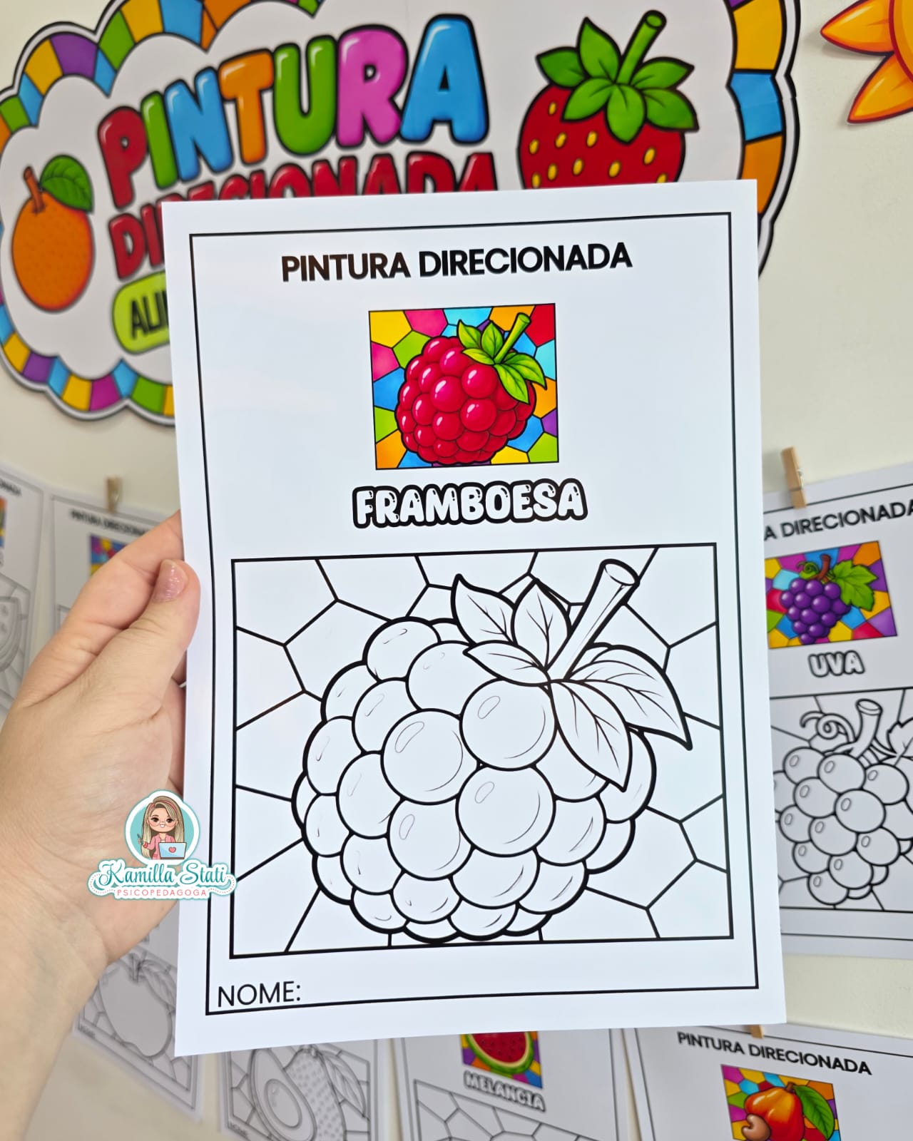 Mural de pintura direcionado alimentação saudável - Imagem 7