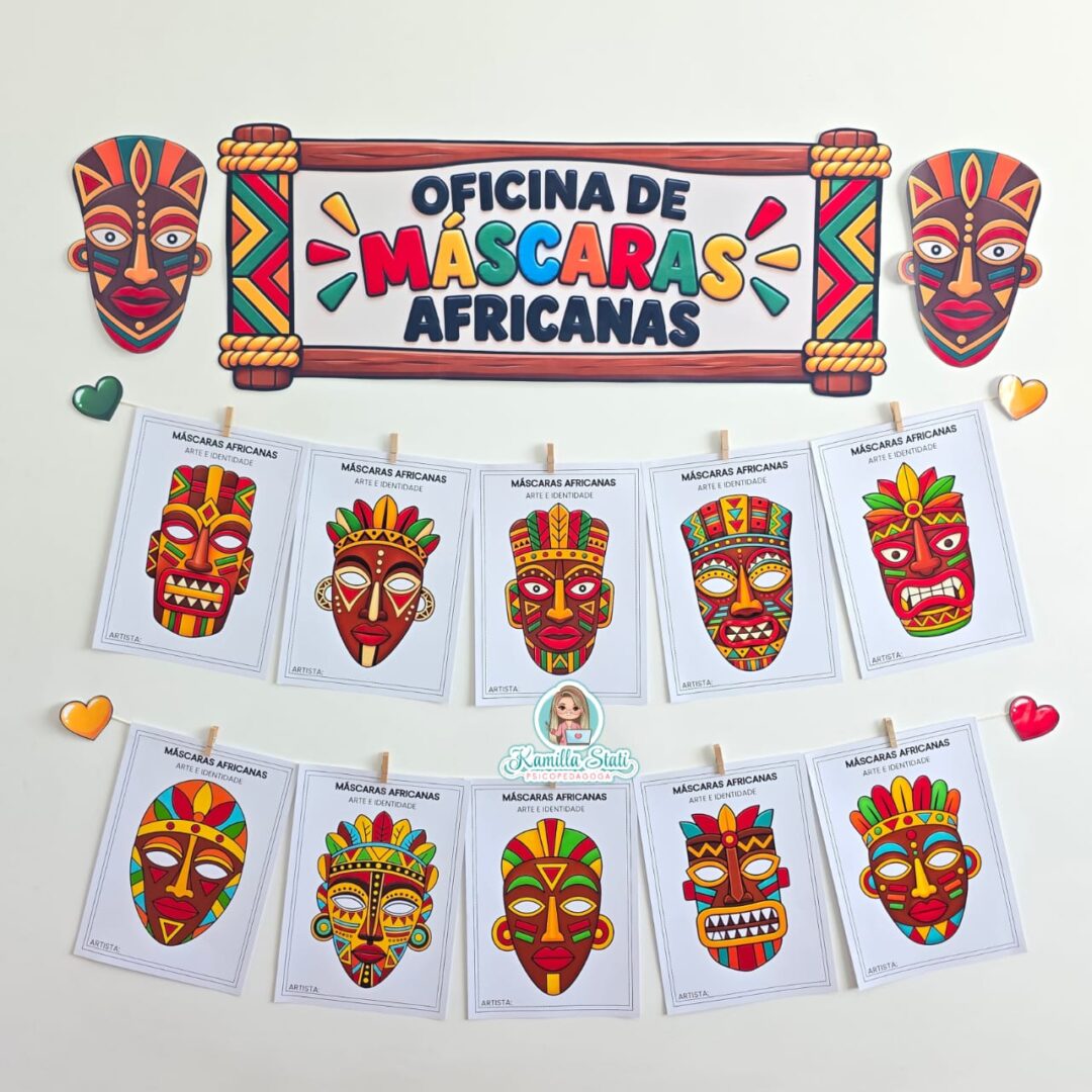 Oficina de máscaras africanas