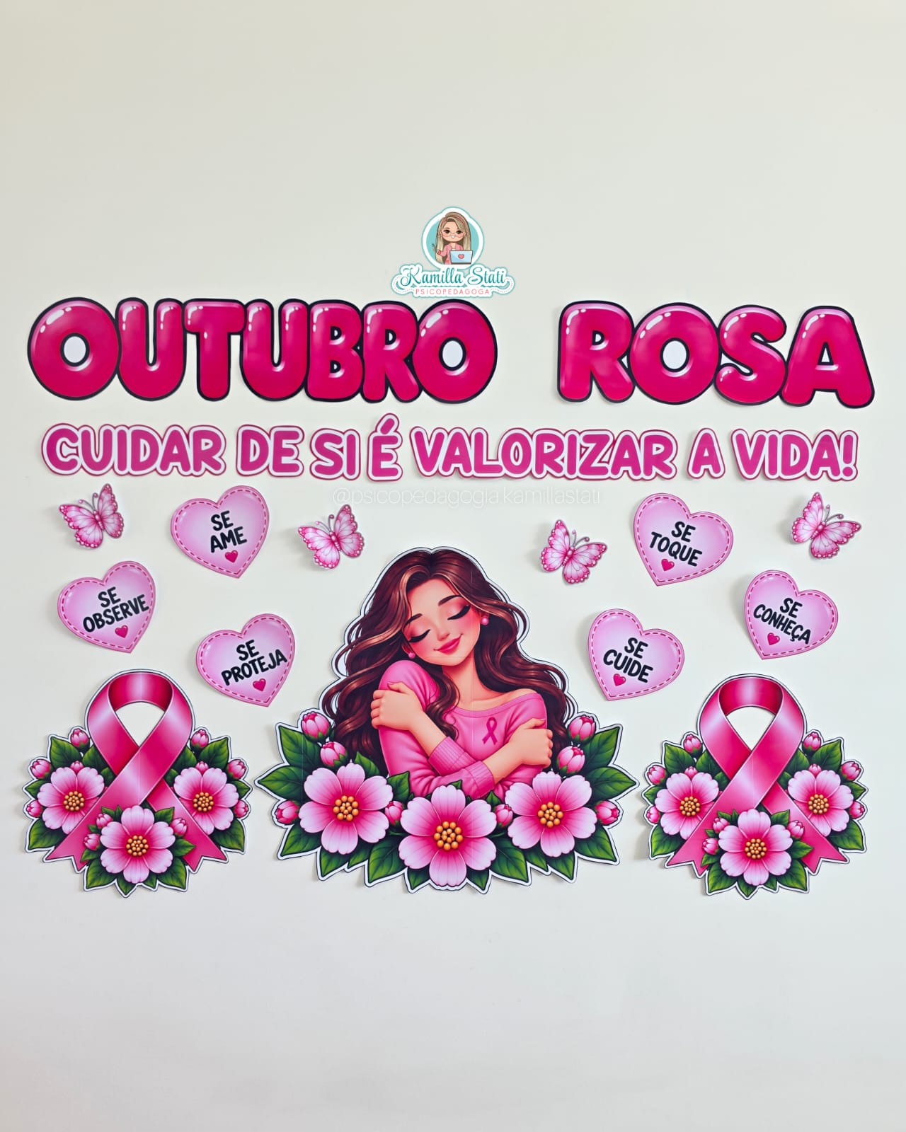 Painel Outubro Rosa: cuidar de si é valorizar a vida