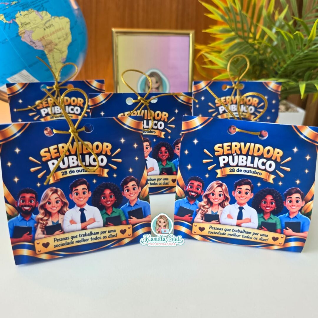 Porta bombom dia do servidor público