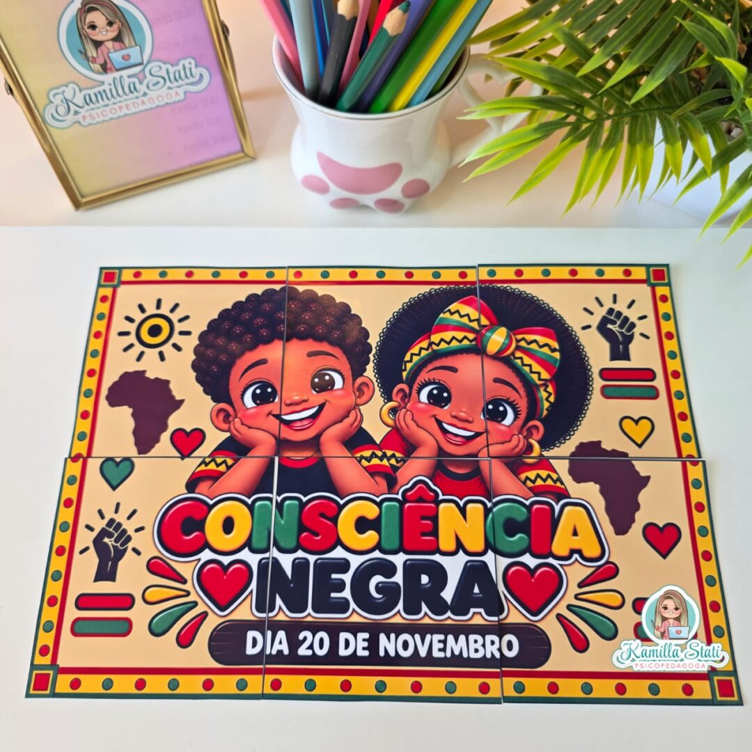 Quebra-cabeça consciência negra