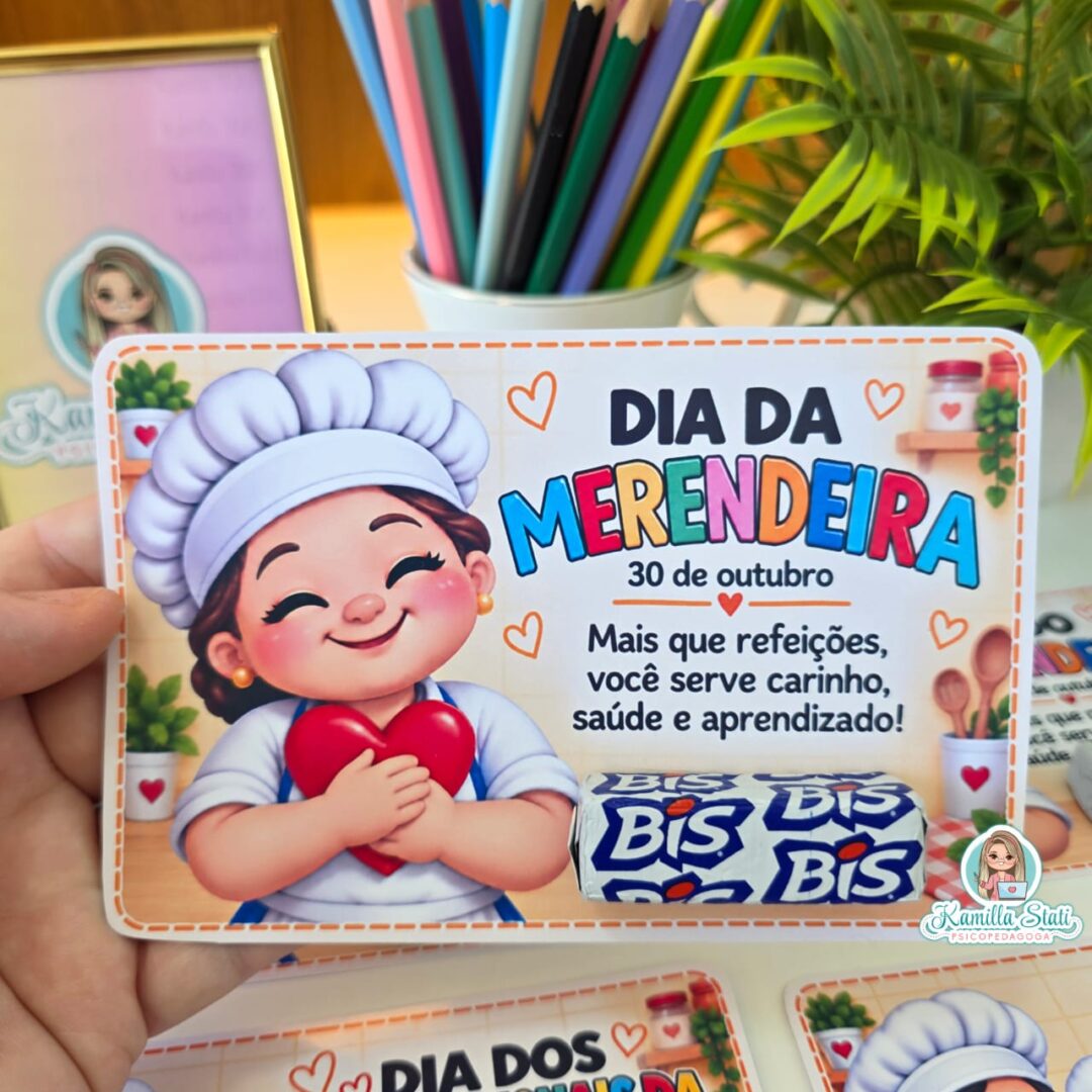 Cartão dia da merendeira 2