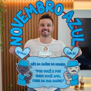 Bambolê para foto novembro azul 1 Bambolê para foto novembro azul 1