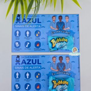 Cartão novembro azul sinais de alerta 3 Cartão novembro azul sinais de alerta 3