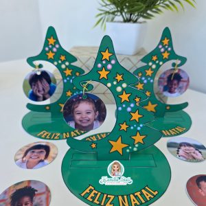 Lembrancinha de natal árvore com foto 1
