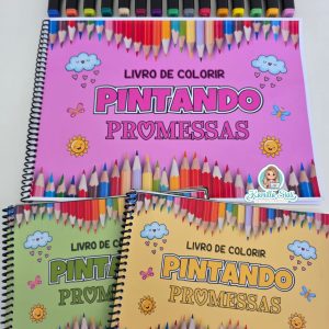 Livro para colorir Pintando promessas 1