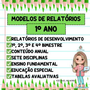 Modelos de relatórios 1 ano 1