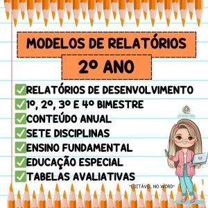 Modelos de relatórios 2º ano 1