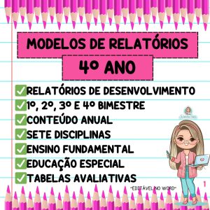 Modelos de relatórios 4ºano 1