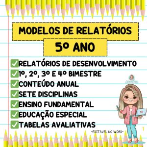 Modelos de relatórios 5ºano 1