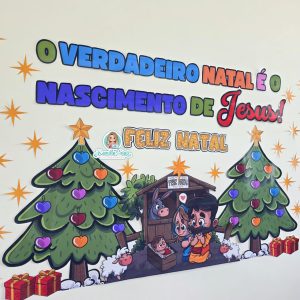 Painel Natal cristão o nascimente de Jesus 2